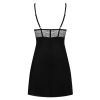 Obsessive Sharlotte chemise & thong black  S/M