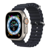 Óceán szilikon szíj Apple Watch (38/40/41mm) óceán szilikon óraszíj sötétkék
