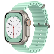 Óceán szilikon szíj Apple Watch (38/40/41mm) óceán szilikon óraszíj türkiz okosóra kellék