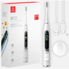 Oclean elektromos fogkefe x10 szürke elektromos fogkefe