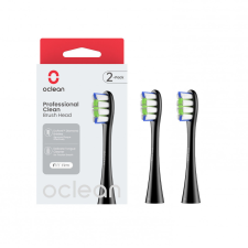 Oclean Professional clean fogkefe fej (2db) fekete (OCL553857) pótfej, penge