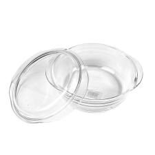 Ocuisine 208PC 26x23 cm 2,3l kerek műanyag fedővel hőálló sütőtál sütés és főzés