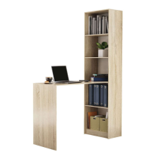 Odell R50 könyvespolc és íróasztal kombinációja, sonoma íróasztal
