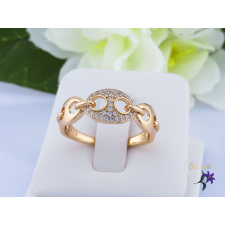  Odil antiallergén dizájn gyűrű lánc szemes-18K gyűrű