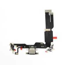 OEM 20520 Apple iPhone 15 Plus töltőcsatlakozó port panel Fekete mobiltelefon, tablet alkatrész
