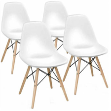 OEM 4 db modern étkezőszék - fehér bútor