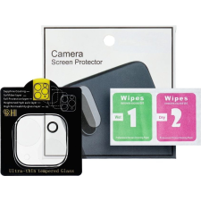 OEM 5D Camera Edzett Üveg - iPhone 15 Pro Max Átlátszó Fólia ( ) mobiltelefon kellék