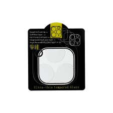 OEM 5D Full Glue Camera edzett üveg - iPhone 13 Pro / 13 Pro Max átlátszó mobiltelefon kellék