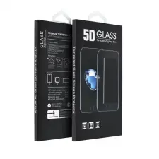 OEM 5D Full Glue edzett üveg -iPhone 15 (betekintésvédelem) fekete mobiltelefon kellék