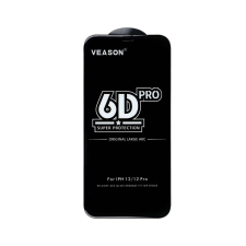 OEM 6D Pro Veason Glass - Xiaomi Redmi Note 11 / 11S fekete üvegfólia mobiltelefon kellék