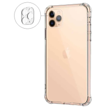 OEM Apple Iphone 11 erősített kameravédős szilikon tok átlátszó tok és táska