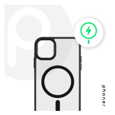 OEM Apple iPhone 14 Pro Max Hybrid Mag MagSafe kemény hátlap tok fekete tok és táska