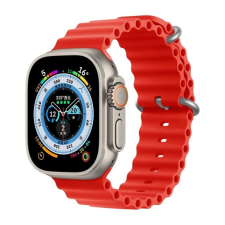 OEM Apple Watch 38 40 41 mm ocean sport óraszíj piros okosóra kellék
