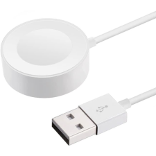 OEM Apple Watch Töltő, USB 1m kábellel, Mágneses Indukciós, Műanyag, Fehér okosóra kellék