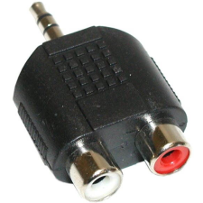 OEM audio 3,5mm JACK to 2x cinch audió/videó kellék, kábel és adapter