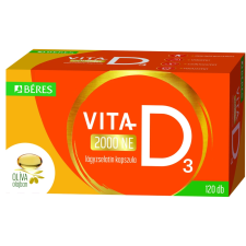 OEM Béres Béres vita-d3 2000NE lágyzselatin kapszula 120 db vitamin és táplálékkiegészítő