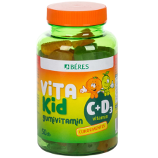 OEM Béres vitakid c+d gumivitamin gumitabletta 50 db vitamin és táplálékkiegészítő