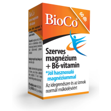 OEM Bioco szerves magnézium b6-vitamin tabletta 60 db vitamin és táplálékkiegészítő