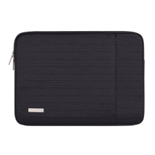 OEM CANVASARTISAN LAPTOP tok (univerzális. 14" méret. 373x265x24mm. cseppálló. plüss belső. prémium) FEKETE tok és táska