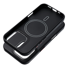 OEM CARBON ELITE MAG COVER MagSafe-kompatibilis tok iPhone 14 Pro Max - fekete tok és táska