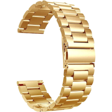 OEM Colmi okosóra szíj, fém, arany, 22mm, Steel Metal Strap okosóra kellék