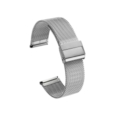 OEM Colmi okosóra szíj, fém, ezüst, 20mm, Milan Buckle Strap okosóra kellék