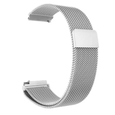 OEM Colmi okosóra szíj, fém, mágneses, ezüst, 22mm, Milan Magnetic Strap okosóra kellék