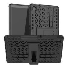 OEM Defender szilikon telefonvédő (ütésállóság. kitámasztó. autógumi) FEKETE tok és táska