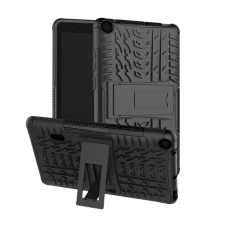 OEM Defender szilikon telefonvédő (ütésállóság. kitámasztó. autógumi) FEKETE tok és táska