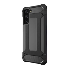 OEM Defender szilikon telefonvédő (ütésállóság. légpárnás sarok. fémhatás) FEKETE tok és táska