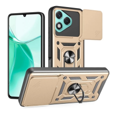 OEM Defender szilikon telefonvédő (ütésállóság. tartógyűrű. kameravédő) ARANY tok és táska