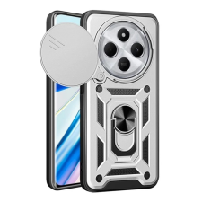 OEM Defender szilikon telefonvédő (ütésállóság. tartógyűrű. kameravédő) EZÜST tok és táska