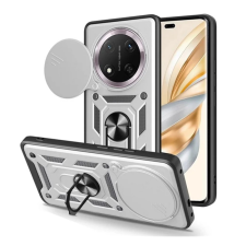 OEM Defender szilikon telefonvédő (ütésállóság. tartógyűrű. kameravédő) EZÜST tok és táska