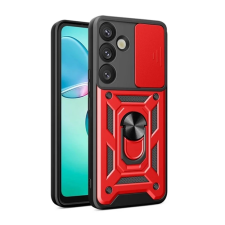 OEM Defender szilikon telefonvédő (ütésállóság. tartógyűrű. kameravédő) PIROS tok és táska