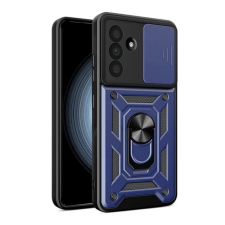 OEM Defender szilikon telefonvédő (ütésállóság. tartógyűrű. kameravédő) SÖTÉTKÉK tok és táska