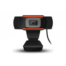 OEM Digitális Webkamera Kameratartóval, Z06 FullHD 1080p fekete-narancssárga webkamera