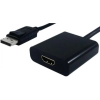 OEM DisplayPort HDMI Átalakító Fekete 10cm s-3203