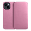 OEM Dual Pocket Book case XIAOMI 13 PRO kétzsebes könyvtok világos rózsaszín
