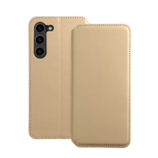 OEM Dual Pocket Samsung S24 Ultra Flip tok - Arany tok és táska