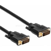 OEM DVI-D -> DVI-D M/M video kábel 2m fekete dual link (XDVIKABDVIDUAL1)