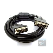 OEM DVI-D M/M video jelkábel 3m dual link fekete kábel és adapter