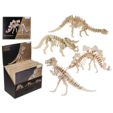 OEM Fából készült 3D kirakós játék - dinoszauruszok puzzle, kirakós