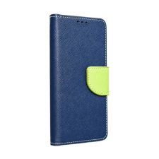 OEM Fancy Samsung Galaxy S23 FE flip tok kék / lime tok és táska