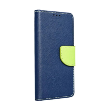 OEM Fancy Xiaomi Redmi 9A flip tok kék-lime tok és táska