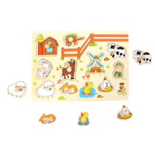 OEM Fogantyús puzzle - farm puzzle, kirakós