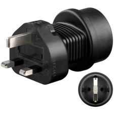 OEM Goobay UK/ EU fekete kábel és adapter