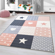 OEM Gyerek szőnyeg Púder szürke csillagos 200x280cm lakástextília