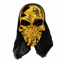 OEM Halloween arany koponya maszk jelmez