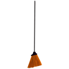 OEM Háztartási kefe műanyag. három fémcsővel 120cm narancssárga. takarító és háztartási eszköz