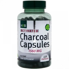 OEM HOLLAND AND BARRETT H&B aktív szén kapszula 1560mg 120 db vitamin és táplálékkiegészítő